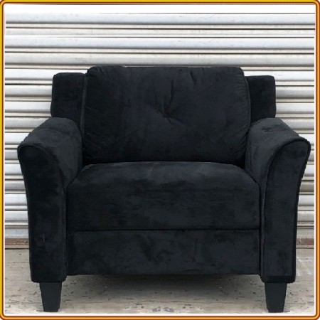Life Black - Màu Đen : Ghế Sofa Đơn + 1 Chổ Ngồi - Ngang 86cm